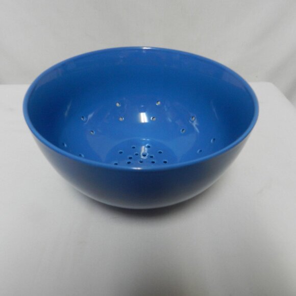 TAG colander strainer bowl ceramic insert blue Dishwasher Safe 4.5" x 8" - Picture 4 of 11